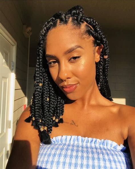 braids on shoulder length hair